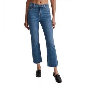 EUC Madewell Cali Demi-Boot Mid Rise Cropped Flare Hem Jeans